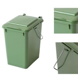Kosz pojemnik do segregacji sortowania śmieci i odpadków - zielony 10L