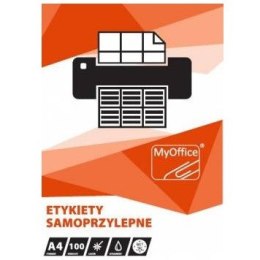 ETYKIETY A4 MyOFFICE 210 X 148 MM (100)