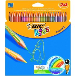 Kredki ołówkowe BiC Kids Tropicolors 24 kolory
