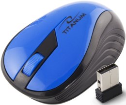 TITANUM MYSZ BEZPRZ. 2.4GHZ 3D OPT. USB RAINBOW NIEBIESKA