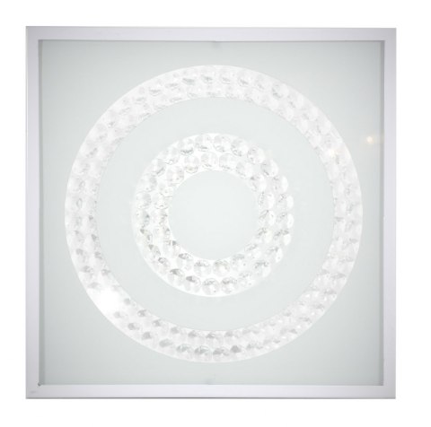 Lampa Sufitowa Candellux Lux 10-60662 Plafon 16W Led 6500K Biały Podwójny Ring
