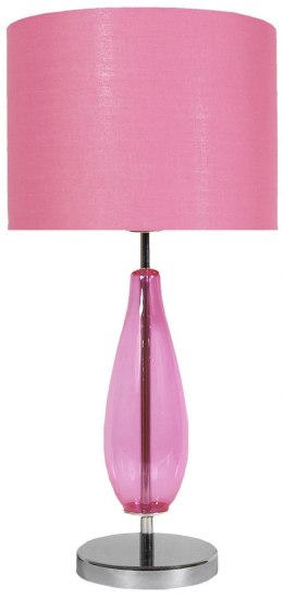 Lampka stołowa gabinetowa różowa Marrone 41-01252