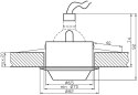 Oprawa stropowa satyna łazienkowa IP65 SH-02 2289937