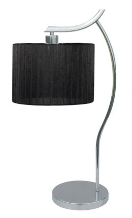 Lampka biurkowa chromowa gabinetowa carny abażur Draga Candellux 41-10414