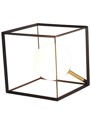 Lampka stołowa czarno-złota 15cm Weert Ledea 50501048