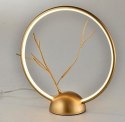 Lampka stołowa złota metalowa LED Davos Ledea 50533052