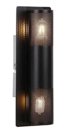 Kinkiet czarny ścienny metalowy 2x10W G9 Emu Candellux 91-81360