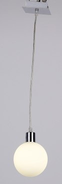 Lampa wisząca biały klosz kula 12cm Oden 31-03232