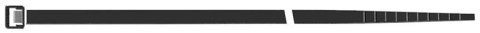 Opaska kablowa z nylonu,kolor czarny 200x2,5mm po 100szt. SapiSelco