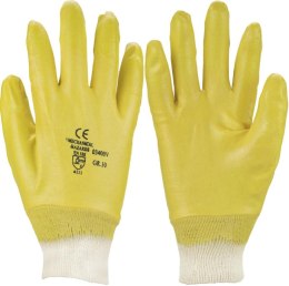 Rękawice, nitrylowe, rozmiar 8, żółte (12 par)