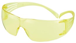 Okulary Secure Fit 203, AS, AF, UV, PC, żółte, oprawka żółta