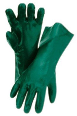 Rękawice 628, dł. 28 cm, rozmiar 10 - zielone