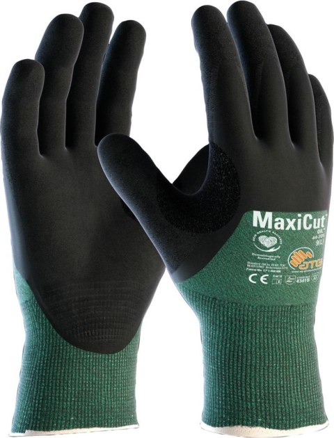 Rękawice chroniące przed przecięciem MaxiCut Oil, rozmiar 8 (12 par)