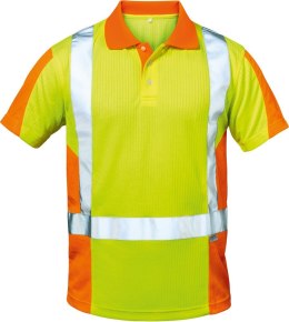Warn koszulka polo Zwolle, rozmiar L, żółty/pomarańczowy