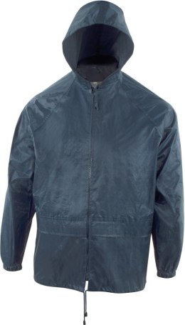 Zestaw przeciwdeszczowy (spodnie/ kurtka), rozmiar 2XL, niebieski