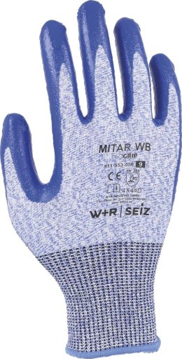 Rękawice chroniące przed przecięciem Mitar WB EcoGrip roz. 11 W+R (10 par)