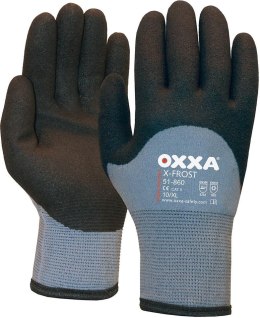 Rękawice Oxxa X-Frost, rozmiar 10, szary/czarny (12 par)
