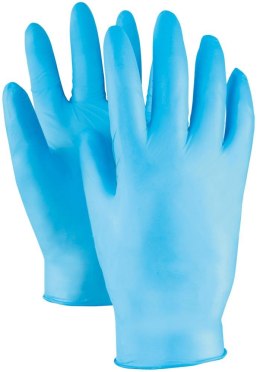 Rękawice jednorazowe, nitrylowe, niebieskie, roz. 9(pudełko 100szt.)