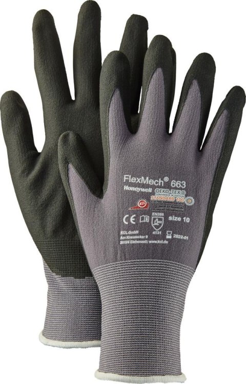 Rękawice FlexMech 663, rozmiar 10 (10 par)