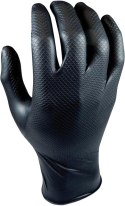 Rękawice Grippaz, rozmiar L, czarne (opak. 50 sztuk)