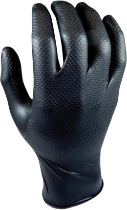 Rękawice Grippaz, rozmiar XL, czarne (opak. 50 sztuk)