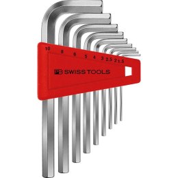 Zest.kluczy trzpien.kąt.w uchwycie z tworz.sztuczn. 9-częściowy, 1,5-10mm PB Swiss Tools