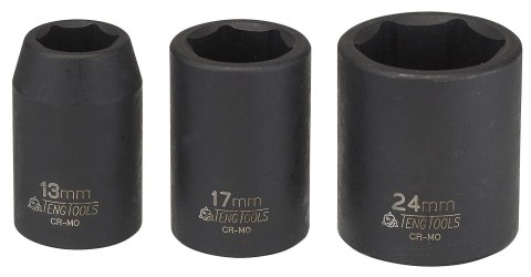 Nasadka udarowa cienkościenna 1/2" 17 mm ANSI Teng Tools