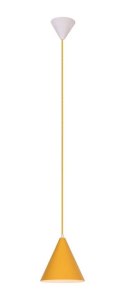 Lampa wisząca żółta stożek Voss Ledea 50101179