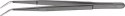 Pinceta precyzyjna, spiczasta,z zagietymi koncowkami 155mm, kolor czarny KNIPEX