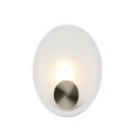 Lampa ścienna Candelux 91-02924 Karat kinkiet owal1*40W G9 matowy nikiel