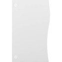 Biurko komputerowe na metalowym stelażu 120 x 73 cm biało-szare
