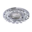 Oprawa Stropowa Okrągła Kryształ Chrom na żarówkę Gu10 + Led obramówka Candellux Sk-94 2273617