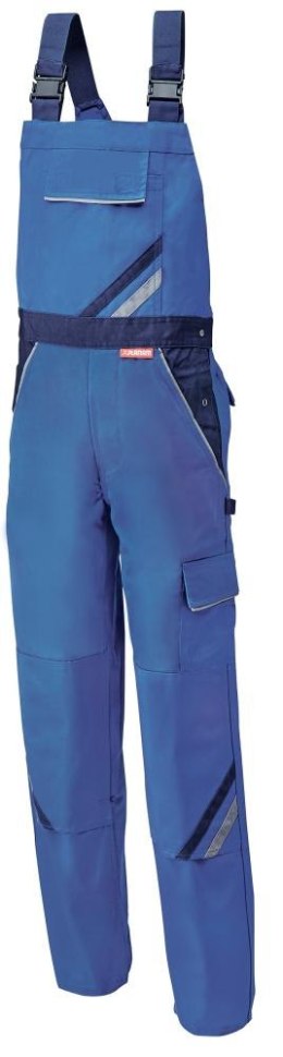 Spodnie ogrodniczki Highline, rozmiar 48, królewski błękit