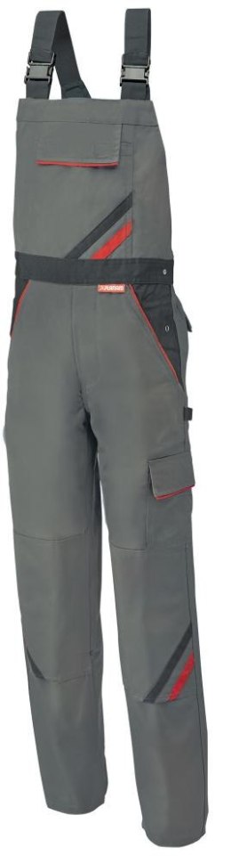 Spodnie ogrodniczki Highline, rozmiar 56, łupek/czarny