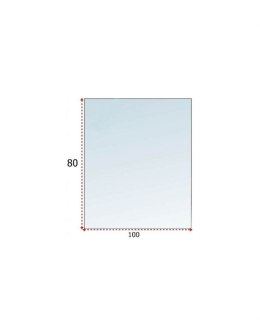 Podstawa szklana hartowana - szyba pod Piec lub Kominek 100x80 cm