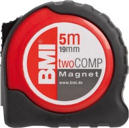 Tasma miernicza kieszonkowa twoCOMP M 5mx19mm BMI