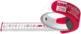 Tasma miernicza kieszonkowa BMImeter 2mx16mm,biala BMI