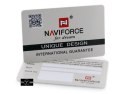 ZEGAREK MĘSKI NAVIFORCE - NF9098 (zn045a) - beige/black