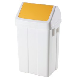 Kosz pojemnik na śmieci do segregacji odpadów - żółty 25L
