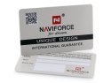 ZEGAREK MĘSKI NAVIFORCE - NF9117 (zn059c) - black/rosegold + box