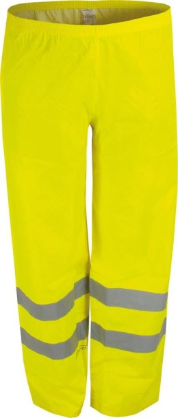 Spodnie przeciwdeszczowe RHG, rozmiar XL, żółte