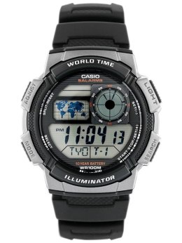 ZEGAREK MĘSKI CASIO AE-1000W 1BVDF (zd073g) - WORLD TIME