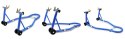 Niebieski Stojak Motocyklowy uchwyt gumowy 250kg motor tylny oś