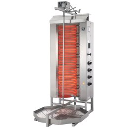 Grill piec opiekacz do kebaba gyrosa elektryczny profesjonalny POTIS wsad 80 kg 400 V 10.5 kW