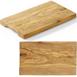 Deska do serwowania z drewna oliwnego prostokątna 250 x 150 x 18 mm - Hendi 505168