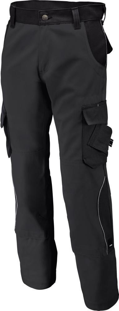 Spodnie robocze BRUNO, antracytowo-czarne, rozmiar 52