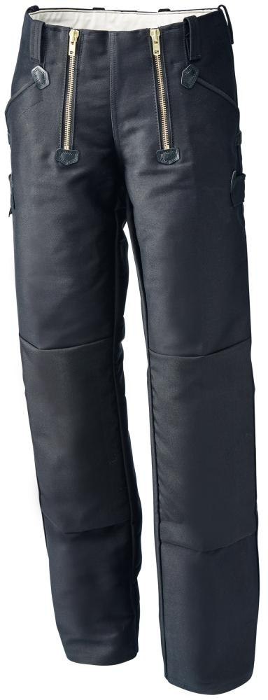 Spodnie gildiowe KLAUS, skręcane, czarne, rozmiar 52