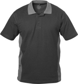 Koszulka polo Sevilla, rozmiar L, czarna/szara