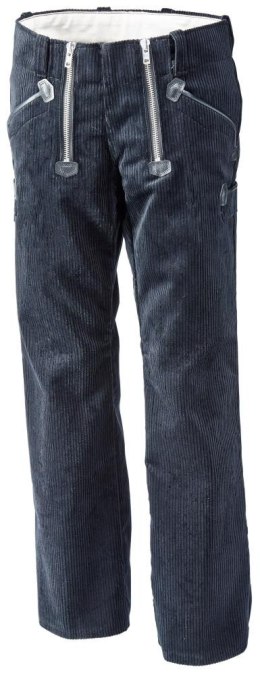 Spodnie cechowe PAUL, Trenkercord, czarne, rozmiar 46