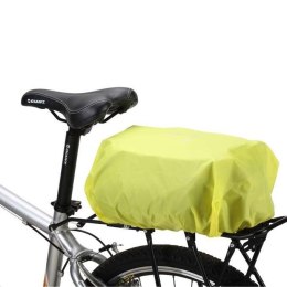 Uniwersalny pokrowiec przeciwdeszczowy z gumką na torbę rowerową plecak zielony